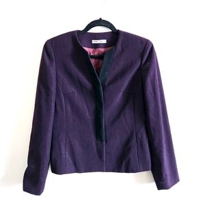EMPORIO ARMANI I IT42 (M) Vintage Blazer Suit Jacket I dark purple red